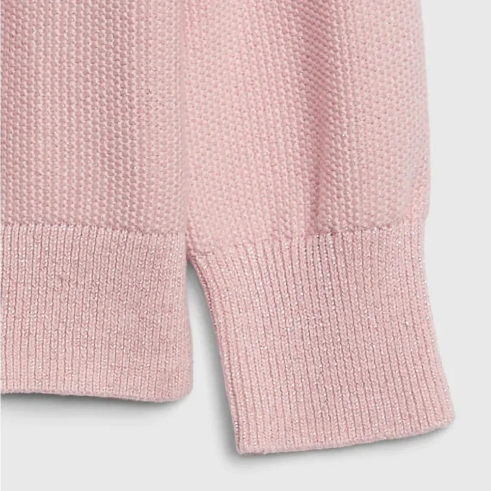 NFS.  Gap toddler girls shimmer pink sweater size 2T EUC
